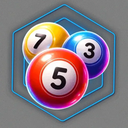 Numbered bingo balls
