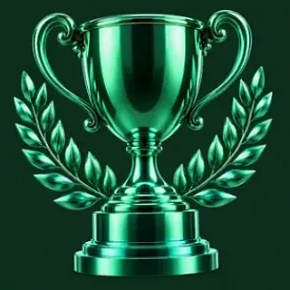 Gold trophy cup — Fair Go