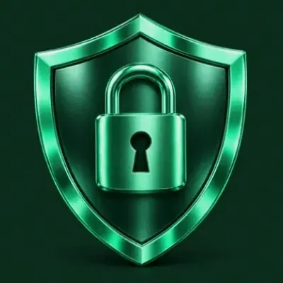 Shield with padlock — Fair Go