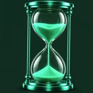 Ornate hourglass — Fair Go